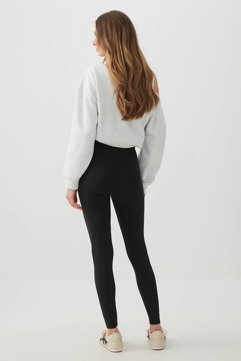 Legging très doux à large bande de taille