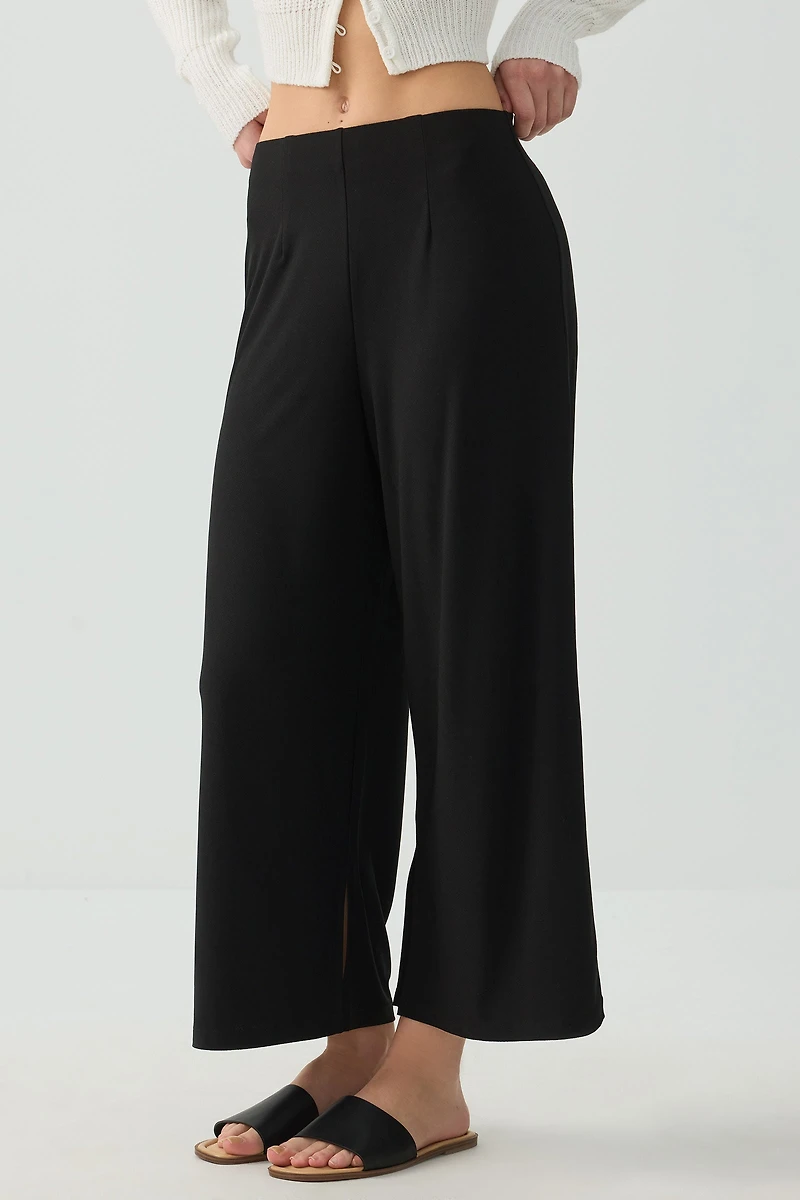 Culottes with Side Slits