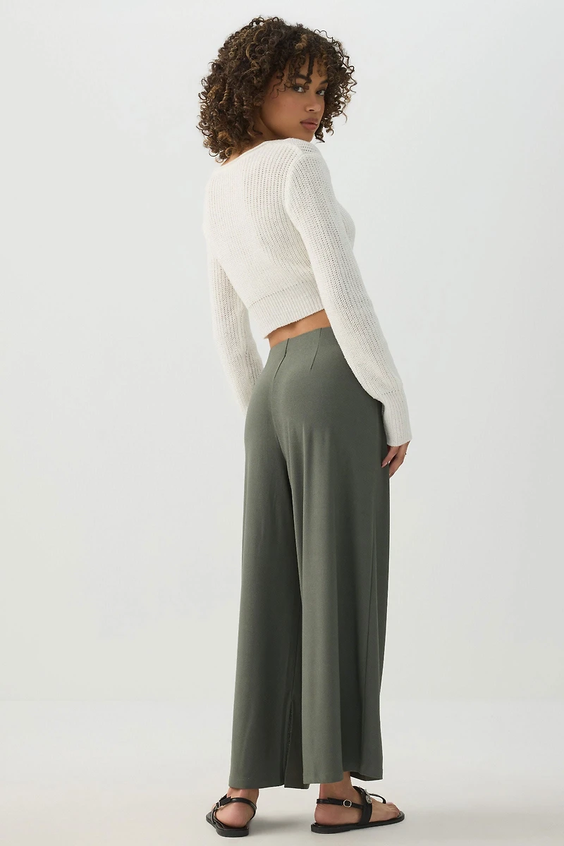 Culottes with Side Slits