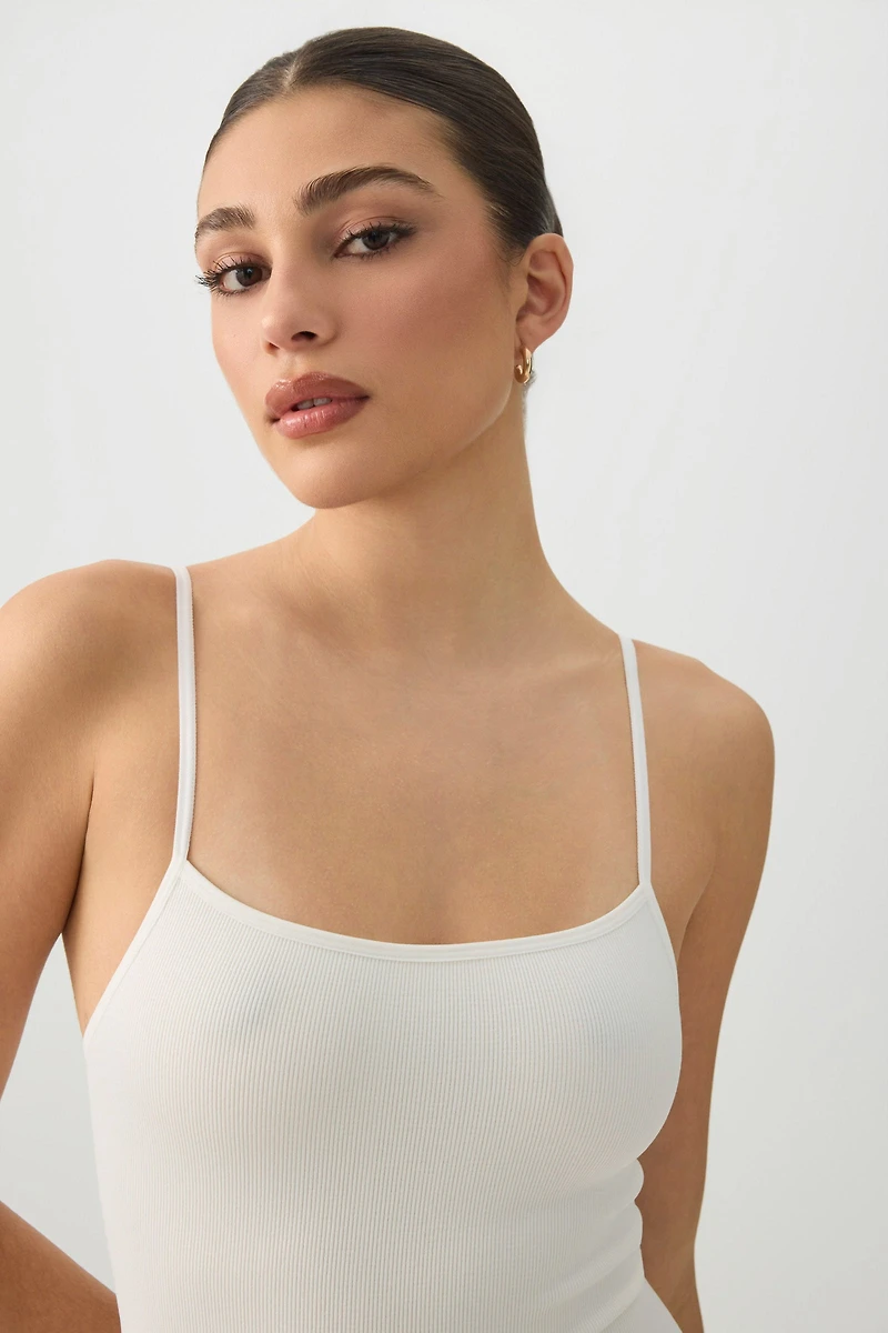 Seamless Bodysuit with Adjustable Straps