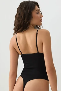 Seamless Bodysuit with Adjustable Straps