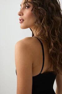 Seamless Bodysuit with Adjustable Straps