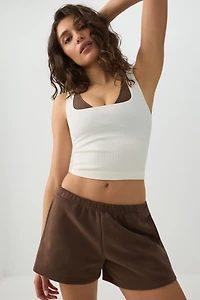 Seamless Crop Trapeze Tank Top
