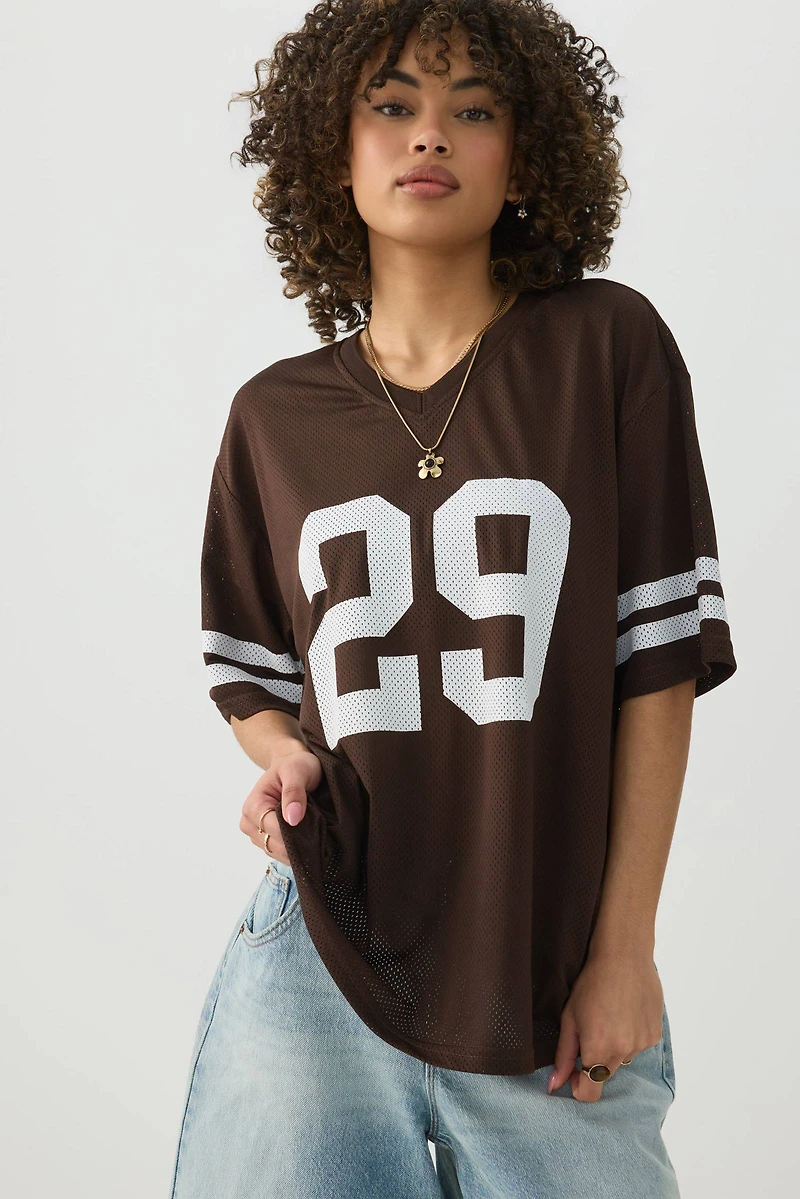 T-shirt football en maille