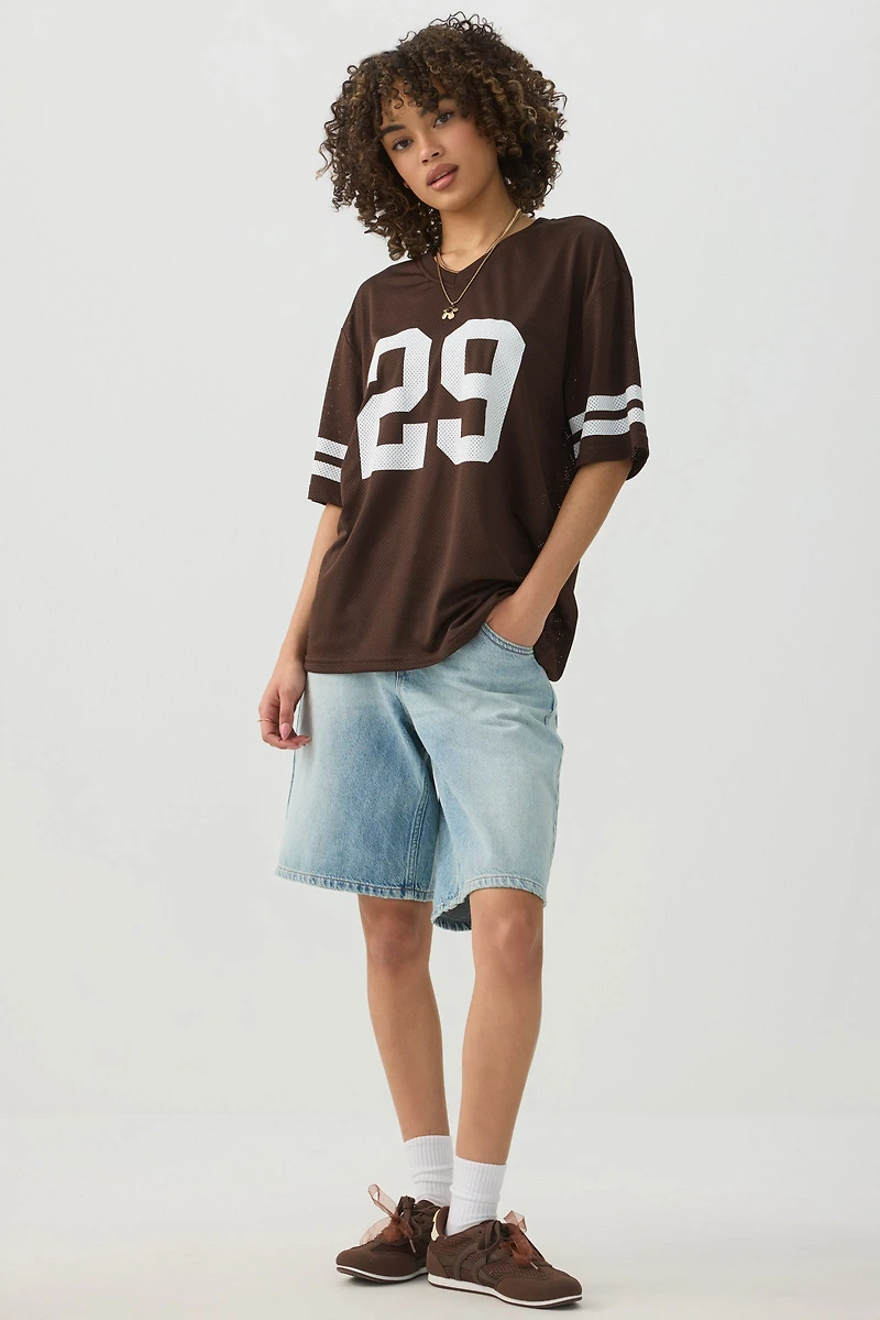 Mesh Football T-Shirt