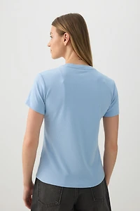 T-shirt graphique ajust