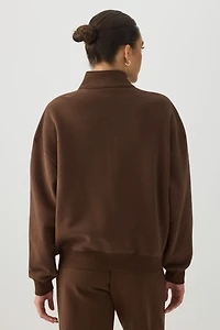 MADESOFT™ Fleece Oversized Half Zip Sweatshirt