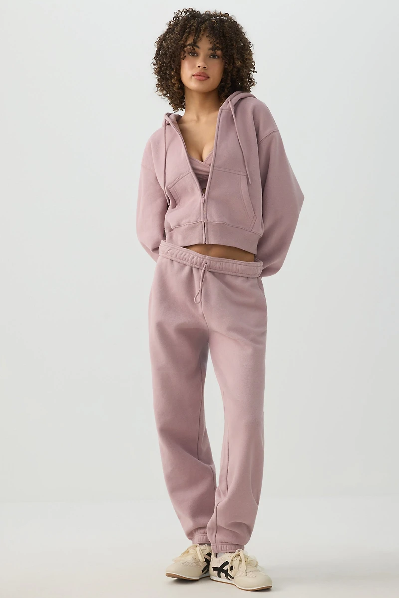MADESOFT™ Fleece Short Zip Up Hoodie