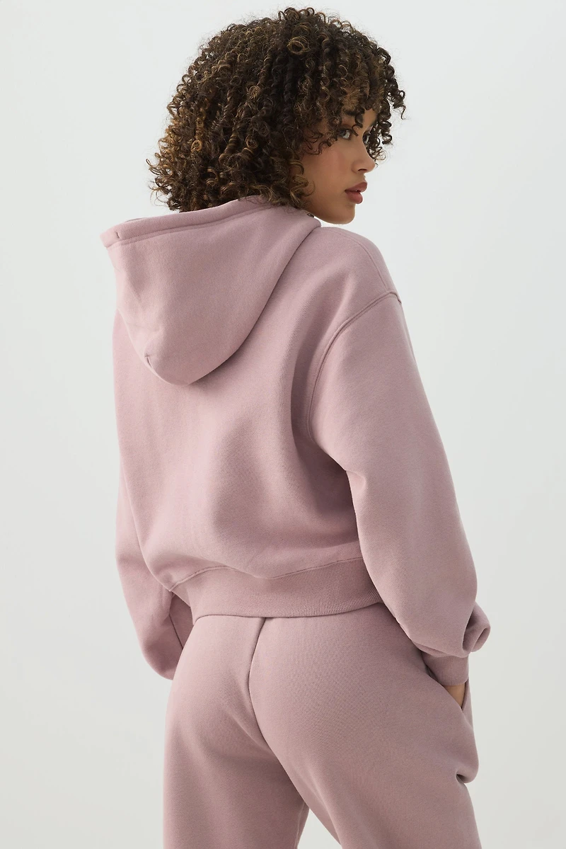 MADESOFT™ Fleece Short Zip Up Hoodie