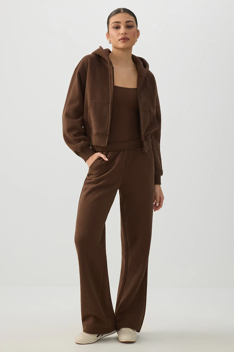 Veste courte à capuchon en Molleton MADESOFT™