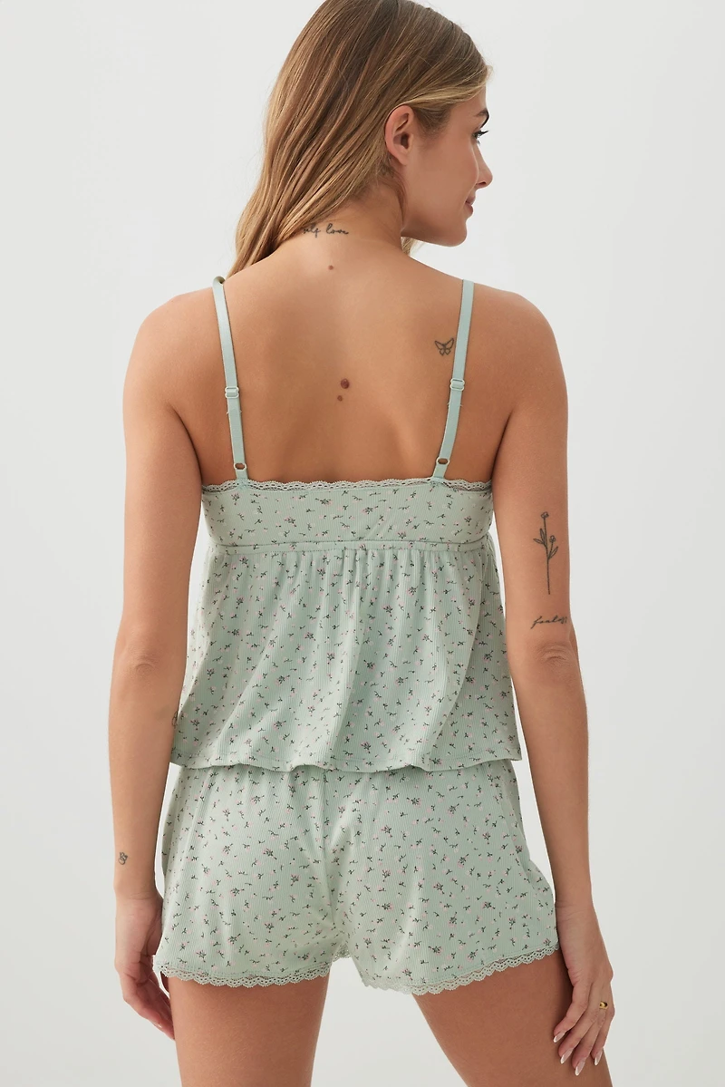 Ensemble nuisette côtelé très doux