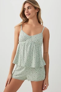 Super Soft Rib Babydoll PJ Set