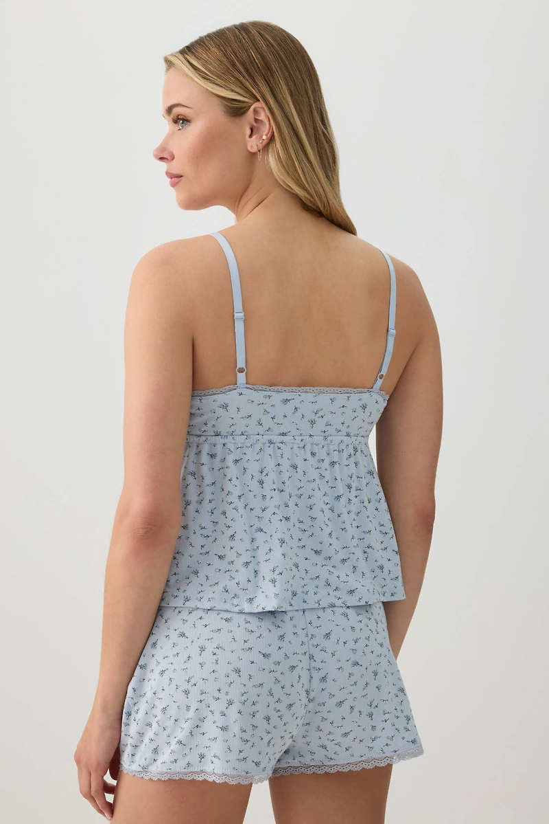 Super Soft Rib Babydoll PJ Set