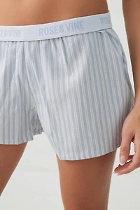 Short boxeur en popeline