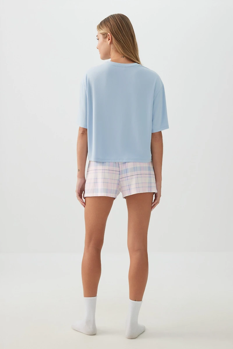 Ensemble pyjama coupe carrée