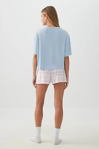 Ensemble pyjama coupe carrée