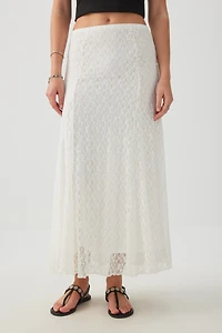 Jupe maxi en dentelle