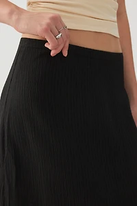 Jupe droite maxi