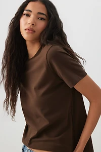 T-shirt détendu à manches courtes Basic