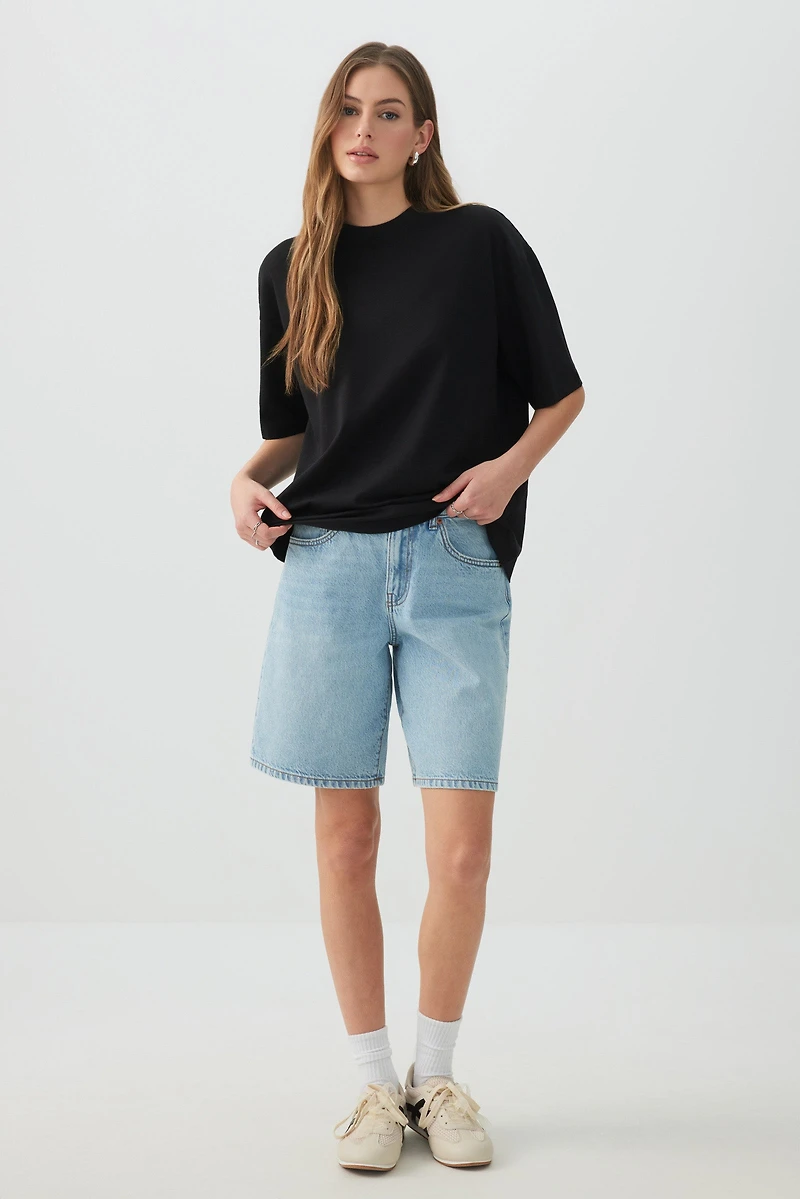 Basic Oversized Short Sleeve T-Shirt