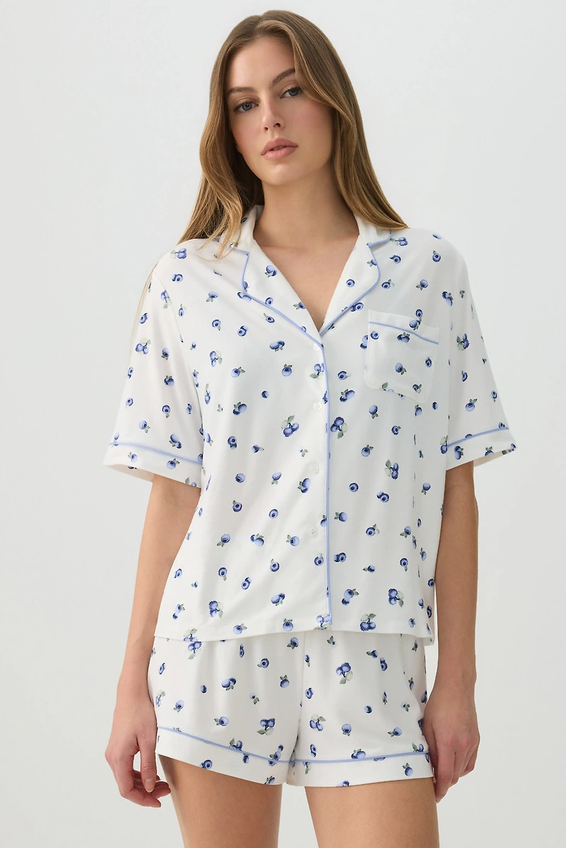 Notch Collar PJ Set
