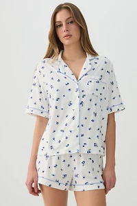 Notch Collar PJ Set