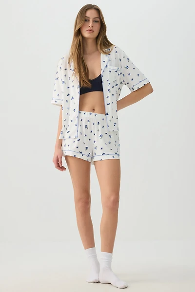 Notch Collar PJ Set