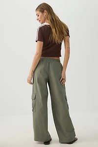 Cotton Woven Cargo Pants