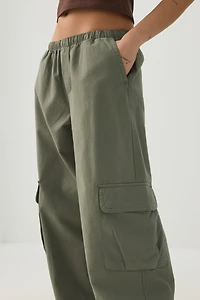 Pantalon cargo en coton tiss