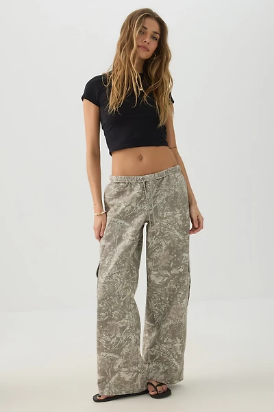Cotton Woven Cargo Pants