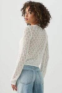 Open Stitch Cardigan