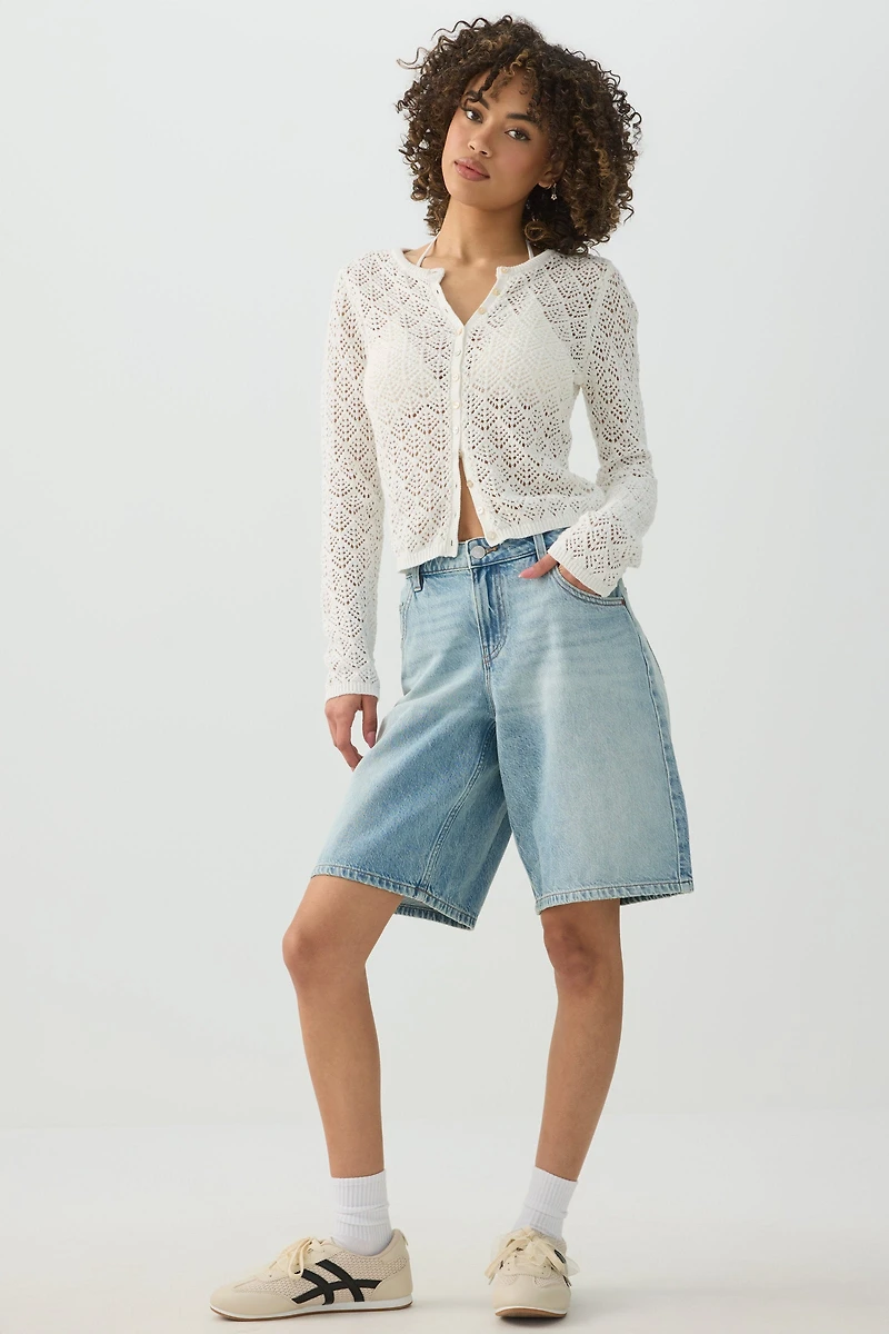 Open Stitch Cardigan