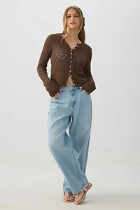 Open Stitch Cardigan