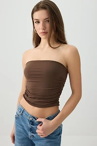 Ruched Tube Top