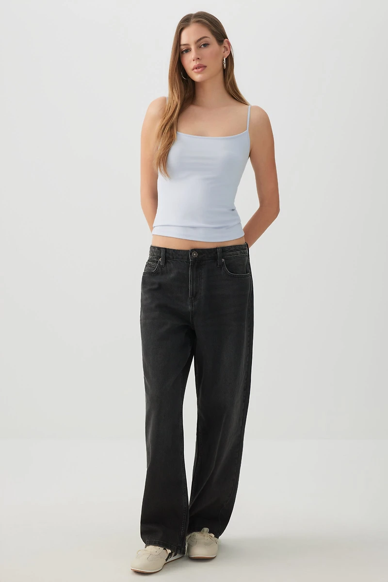 Basic Super Soft Tank Top with Adjustable Straps