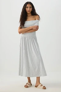 Off Shoulder Midi Dress