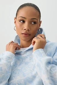 Blue Camouflage Hoodie