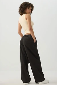 Washed Wide Leg Sweatpant