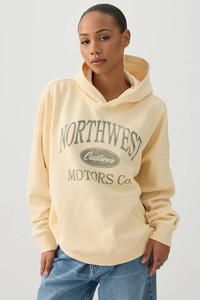 Washed Graphic Hoodie