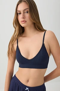 Everyday Pointelle Bralette with Removable Foam