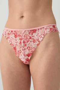 Floral Lace Cheeky Panty