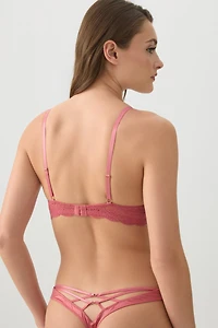 Luxe Satin Thong Panty