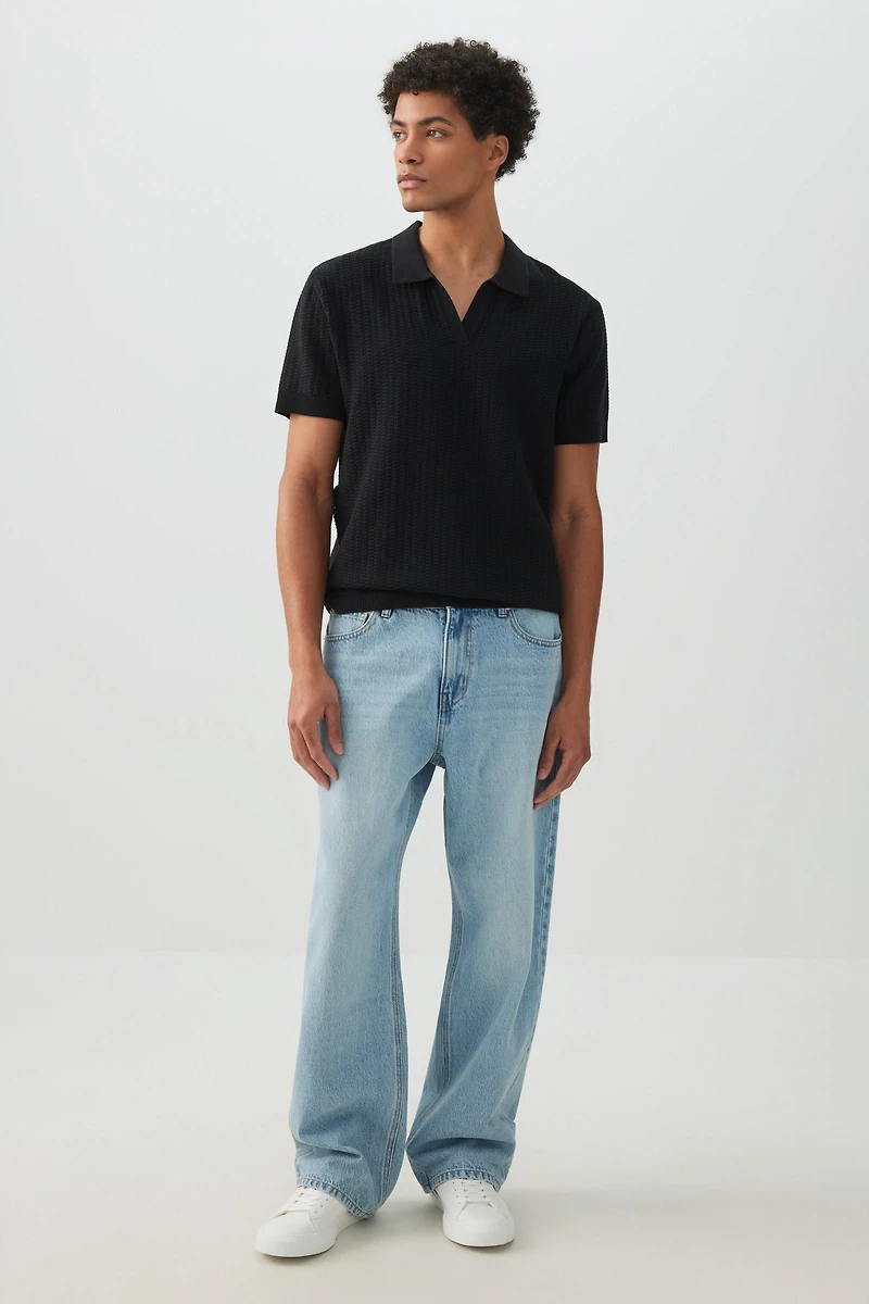 Knitted Polo Shirt