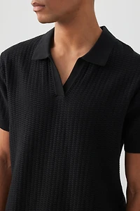 Knitted Polo Shirt