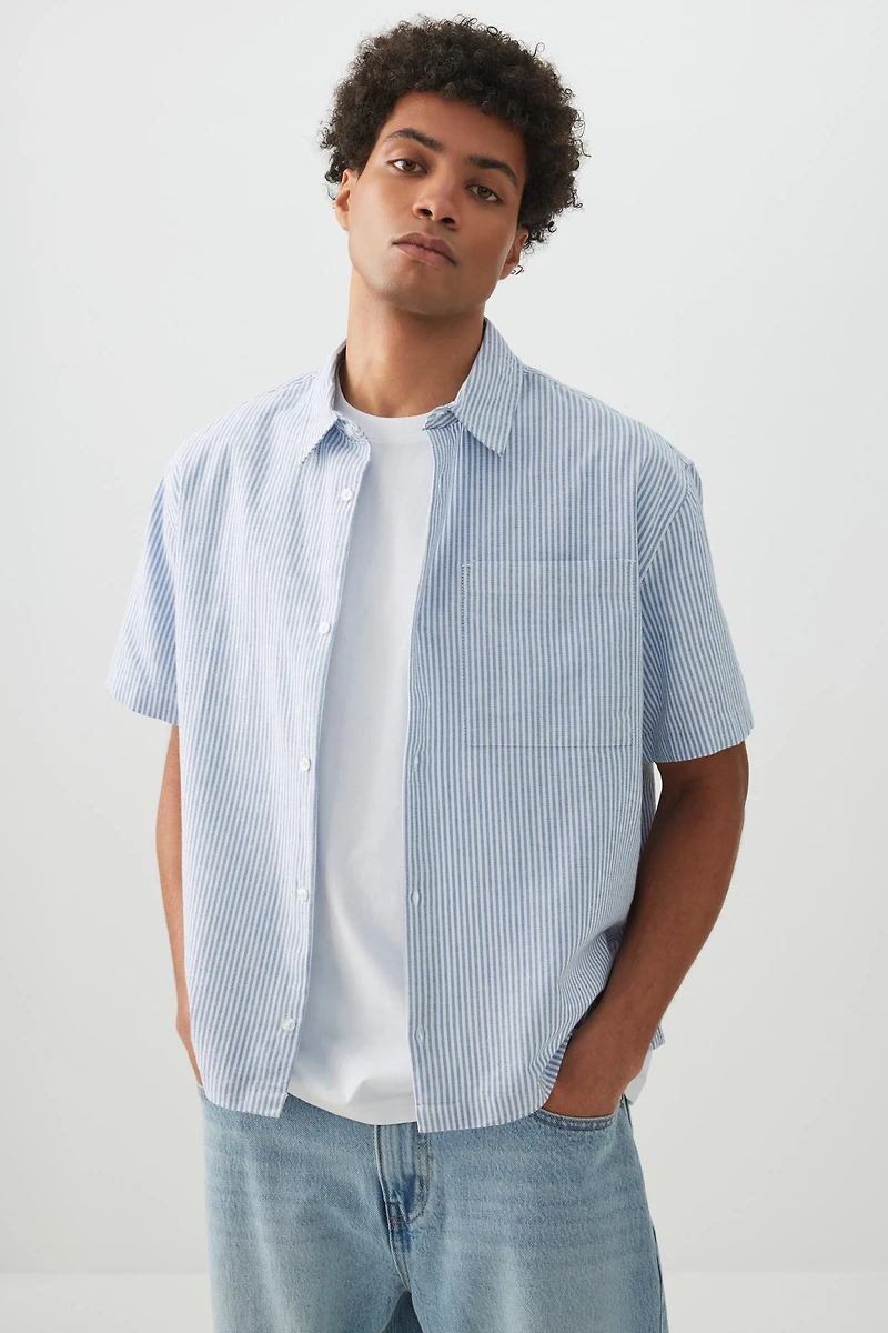 Striped Short Sleeve Shirt