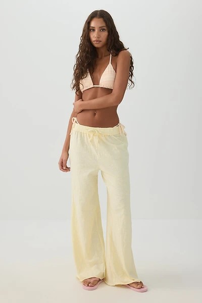 Pantalon à jambe large en jersey