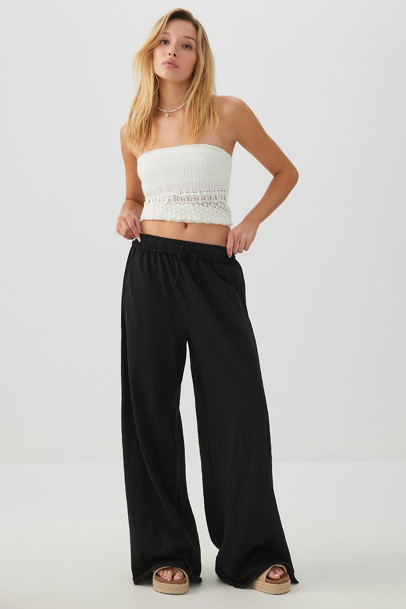 Jersey Wide Leg Pants