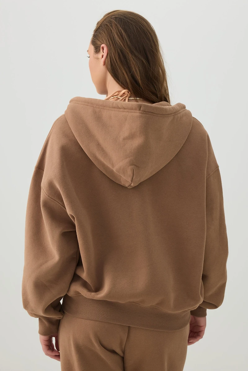 Veste ample à capuchon en Molleton MADESOFT™