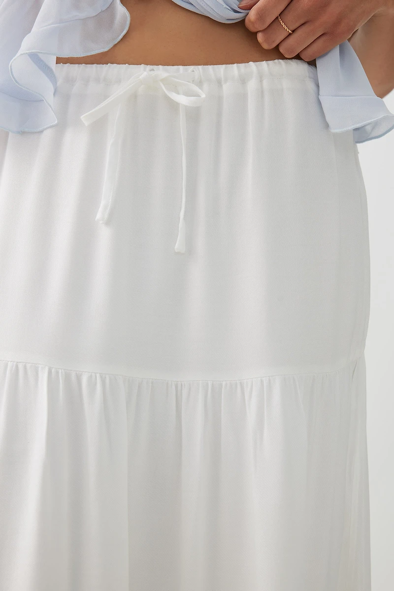 Tiered Maxi Skirt