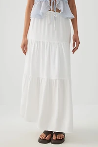 Tiered Maxi Skirt